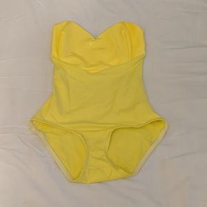 Black milk lemon sweetheart bodysuit xxs new